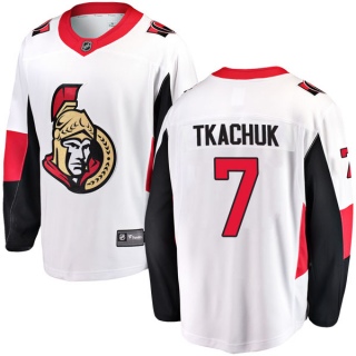 Men's Brady Tkachuk Ottawa Senators Fanatics Branded Away Jersey - Breakaway White
