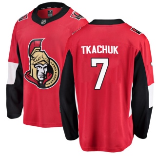 Men's Brady Tkachuk Ottawa Senators Fanatics Branded Home Jersey - Breakaway Red