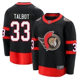 Men's Cam Talbot Ottawa Senators Fanatics Branded Breakaway 2020/21 Home Jersey - Premier Black