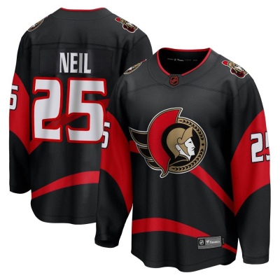 Men's Chris Neil Ottawa Senators Fanatics Branded Special Edition 2.0 Jersey - Breakaway Black