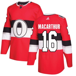 Men's Clarke MacArthur Ottawa Senators Adidas 100 Classic Jersey - Authentic Red