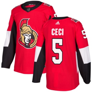 Men's Cody Ceci Ottawa Senators Adidas Jersey - Authentic Red