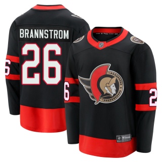 Men's Erik Brannstrom Ottawa Senators Fanatics Branded Breakaway 2020/21 Home Jersey - Premier Black