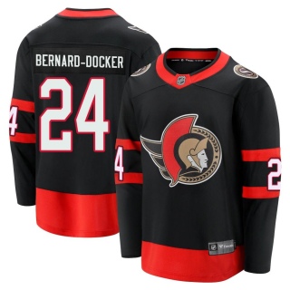 Men's Jacob Bernard-Docker Ottawa Senators Fanatics Branded Breakaway 2020/21 Home Jersey - Premier Black