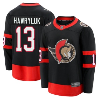 Men's Jayce Hawryluk Ottawa Senators Fanatics Branded Breakaway 2020/21 Home Jersey - Premier Black