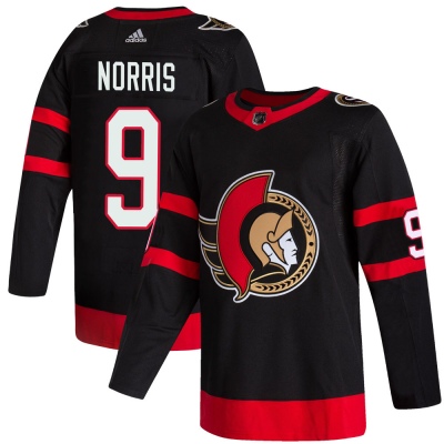 Men's Josh Norris Ottawa Senators Adidas 2020/21 Home Jersey - Authentic Black