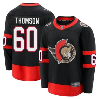 Men's Lassi Thomson Ottawa Senators Fanatics Branded Breakaway 2020/21 Home Jersey - Premier Black
