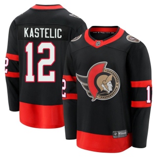 Men's Mark Kastelic Ottawa Senators Fanatics Branded Breakaway 2020/21 Home Jersey - Premier Black