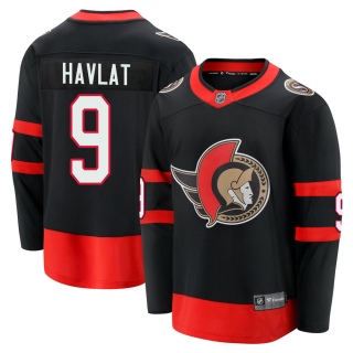 Men's Martin Havlat Ottawa Senators Fanatics Branded Breakaway 2020/21 Home Jersey - Premier Black