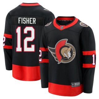 Men's Mike Fisher Ottawa Senators Fanatics Branded Breakaway 2020/21 Home Jersey - Premier Black