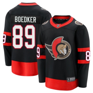 Men's Mikkel Boedker Ottawa Senators Fanatics Branded Breakaway 2020/21 Home Jersey - Premier Black