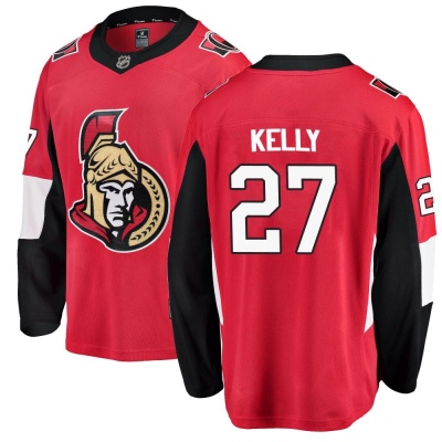 Men's Parker Kelly Ottawa Senators Fanatics Branded Home Jersey - Breakaway Red