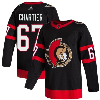 Men's Rourke Chartier Ottawa Senators Adidas 2020/21 Home Jersey - Authentic Black