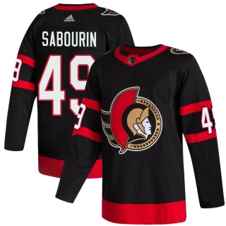 Men's Scott Sabourin Ottawa Senators Adidas 2020/21 Home Jersey - Authentic Black