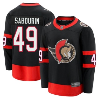 Men's Scott Sabourin Ottawa Senators Fanatics Branded Breakaway 2020/21 Home Jersey - Premier Black
