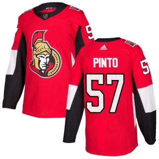 Men's Shane Pinto Ottawa Senators Adidas Home Jersey - Authentic Red