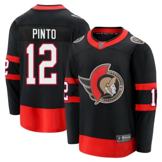 Men's Shane Pinto Ottawa Senators Fanatics Branded Breakaway 2020/21 Home Jersey - Premier Black