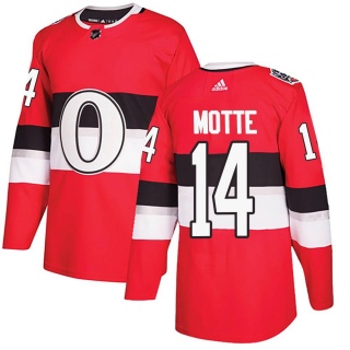 Men's Tyler Motte Ottawa Senators Adidas 100 Classic Jersey - Authentic Red