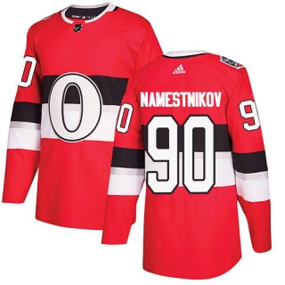 Men's Vladislav Namestnikov Ottawa Senators Adidas 100 Classic Jersey - Authentic Red