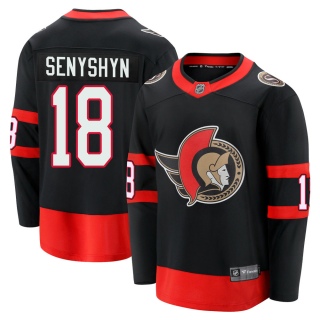 Men's Zach Senyshyn Ottawa Senators Fanatics Branded Breakaway 2020/21 Home Jersey - Premier Black