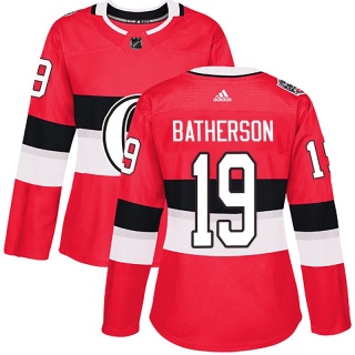 Women's Drake Batherson Ottawa Senators Adidas 100 Classic Jersey - Authentic Red