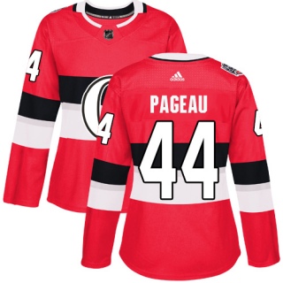 Women's Jean-Gabriel Pageau Ottawa Senators Adidas 100 Classic Jersey - Authentic Red