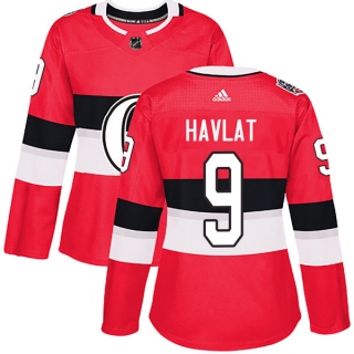 Women's Martin Havlat Ottawa Senators Adidas 100 Classic Jersey - Authentic Red