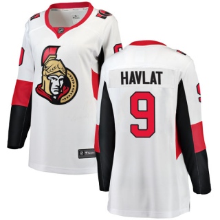 Women's Martin Havlat Ottawa Senators Fanatics Branded Away Jersey - Breakaway White