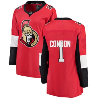 Women's Mike Condon Ottawa Senators Fanatics Branded Home Jersey - Breakaway Red