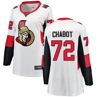 Women's Thomas Chabot Ottawa Senators Fanatics Branded Away Jersey - Breakaway White