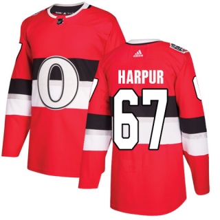 Youth Ben Harpur Ottawa Senators Adidas 100 Classic Jersey - Authentic Red