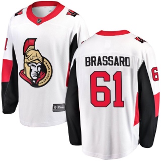 Youth Derick Brassard Ottawa Senators Fanatics Branded Away Jersey - Breakaway White