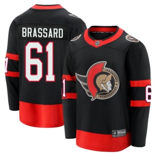 Youth Derick Brassard Ottawa Senators Fanatics Branded Breakaway 2020/21 Home Jersey - Premier Black