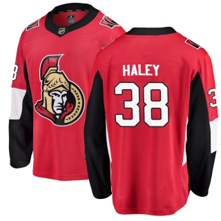 Youth Micheal Haley Ottawa Senators Fanatics Branded Home Jersey - Breakaway Red