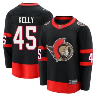 Youth Parker Kelly Ottawa Senators Fanatics Branded Breakaway 2020/21 Home Jersey - Premier Black