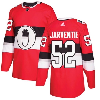 Youth Roby Jarventie Ottawa Senators Adidas 100 Classic Jersey - Authentic Red