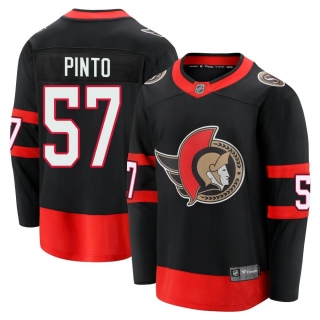 Youth Shane Pinto Ottawa Senators Fanatics Branded Breakaway 2020/21 Home Jersey - Premier Black