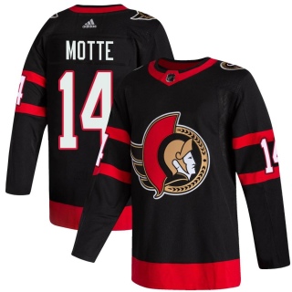Youth Tyler Motte Ottawa Senators Adidas 2020/21 Home Jersey - Authentic Black
