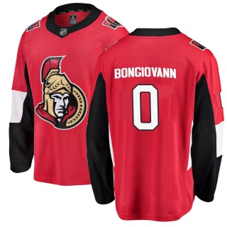 Youth Wyatt Bongiovanni Ottawa Senators Fanatics Branded Home Jersey - Breakaway Red