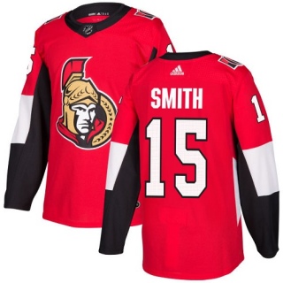 Youth Zack Smith Ottawa Senators Adidas Home Jersey - Authentic Red